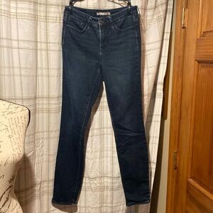 Athleta Sculptek Denim Skinny Blue Jeans Denim Women's Size 8T Stretch Mid Rise